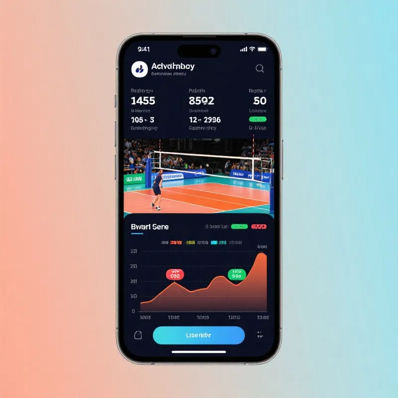 男排预测App界面展示